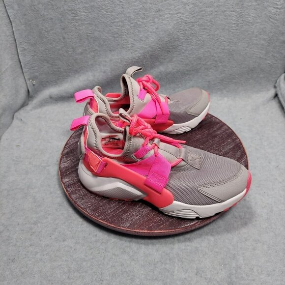 Nike Womens Air Huarache City Low Sneakers Pink & Grey Size 6.5 - Picture 3 of 13